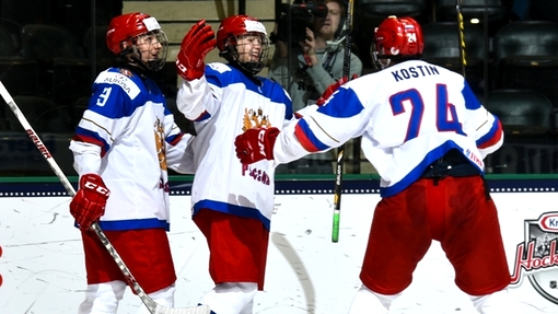 Сборная России выиграла у швейцарцев на юниорском ЧМ