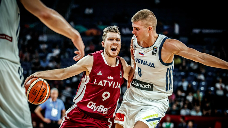 Словения обыграла Латвию в 1/4 финала Евробаскета