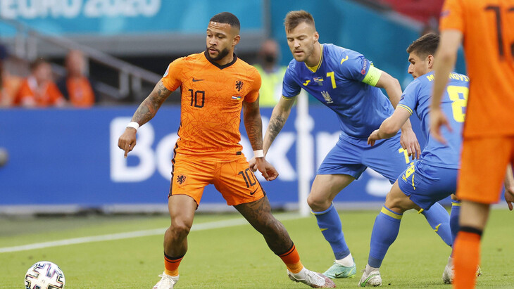 Сборная Голландии вырвала победу у Украины в матче Евро-2020