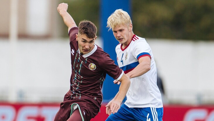 Молодежная сборная России забила шесть мячей Белоруссии