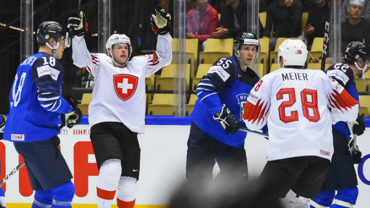 Швейцария обыграла Финляндию и вышла в полуфинал ЧМ-2018