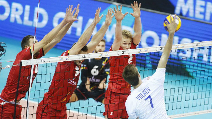 Сборная России по волейболу вышла в финал чемпионата Европы